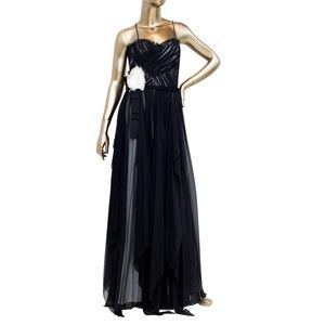 Robert Rodriguez black evening/prom gown, size 6